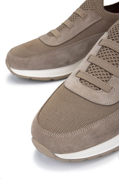 Tamer Tanca Erkek Deri/Tekstil Taupe Sneakers & Spor Ayakkabı