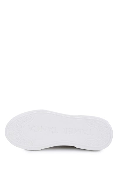 Tamer Tanca Erkek Hakiki Deri Bej Floter Sneakers & Spor Ayakkabı