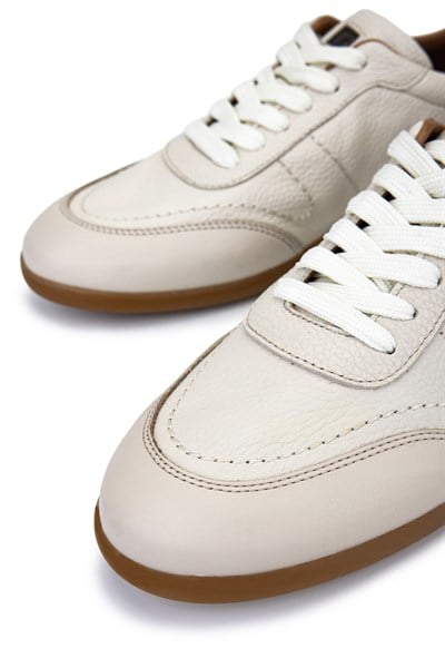 Tamer Tanca Erkek Hakiki Deri Bej Sneakers & Spor Ayakkabı