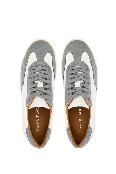 Tamer Tanca Erkek Hakiki Deri Bej Sneakers & Spor Ayakkabı
