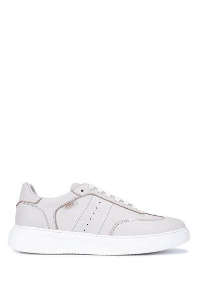 Tamer Tanca Erkek Hakiki Deri Bej Sneakers & Spor Ayakkabı