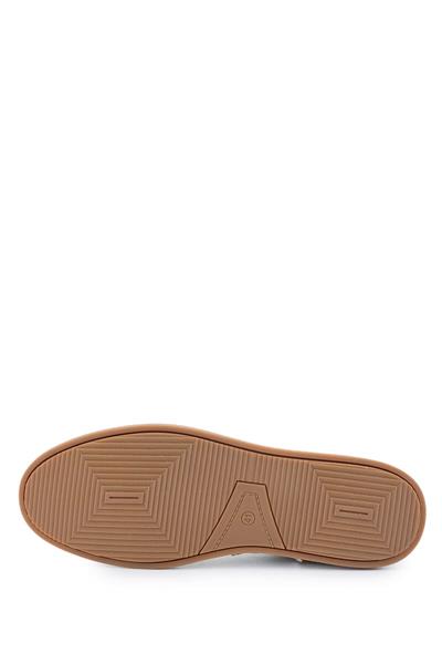 Tamer Tanca Erkek Hakiki Deri Bej Sneakers & Spor Ayakkabı