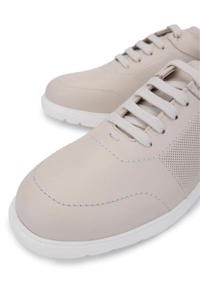 Tamer Tanca Erkek Hakiki Deri Bej Sneakers & Spor Ayakkabı