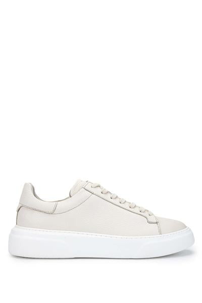 Tamer Tanca Erkek Hakiki Deri Bej Sneakers & Spor Ayakkabı