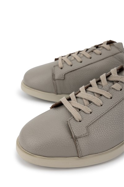 Tamer Tanca Erkek Hakiki Deri Bej Sneakers & Spor Ayakkabı
