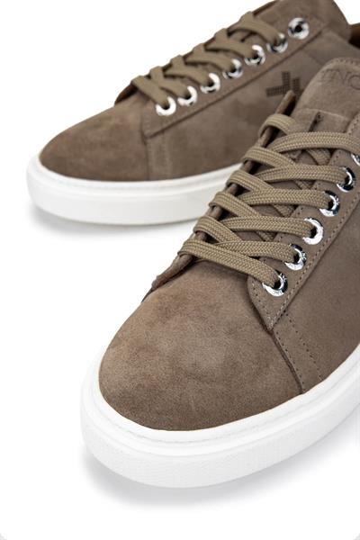 Tamer Tanca Erkek Hakiki Deri Bej Süet Sneakers & Spor Ayakkabı