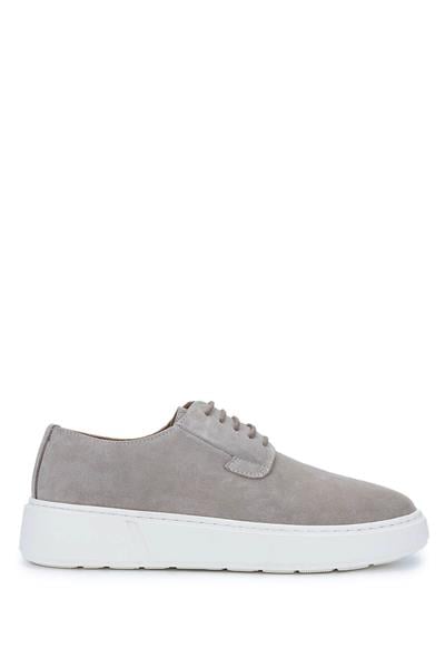 Tamer Tanca Erkek Hakiki Deri Bej Süet Sneakers & Spor Ayakkabı