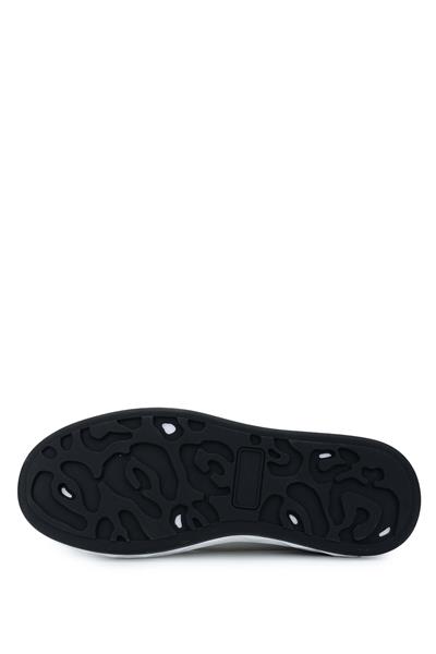 Tamer Tanca Erkek Hakiki Deri Beyaz Sneaker Ayakkabı