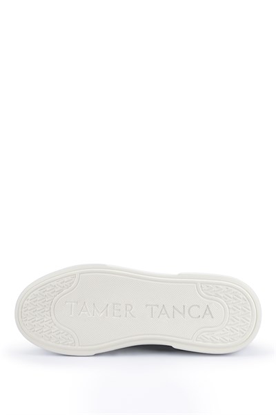 Tamer Tanca Erkek Hakiki Deri Beyaz Sneakers & Spor Ayakkabı