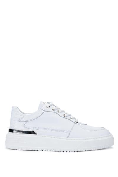 Tamer Tanca Erkek Hakiki Deri Beyaz Sneakers & Spor Ayakkabı