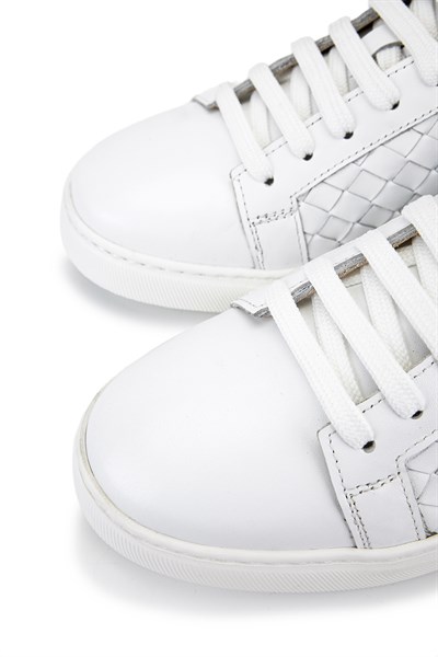 Tamer Tanca Erkek Hakiki Deri Beyaz Sneakers & Spor Ayakkabı