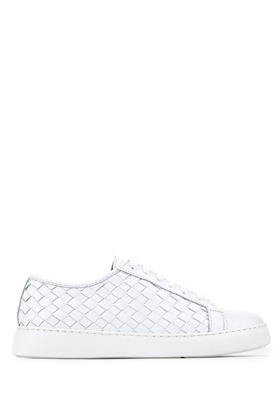 Tamer Tanca Erkek Hakiki Deri Beyaz Sneakers & Spor Ayakkabı