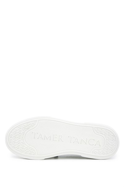 Tamer Tanca Erkek Hakiki Deri Beyaz Sneakers & Spor Ayakkabı