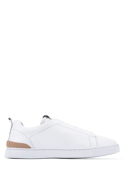 Tamer Tanca Erkek Hakiki Deri Beyaz Sneakers & Spor Ayakkabı