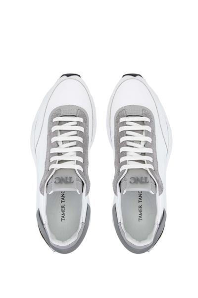 Tamer Tanca Erkek Hakiki Deri Beyaz Sneakers & Spor Ayakkabı