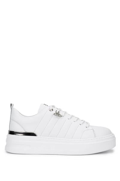 Tamer Tanca Erkek Hakiki Deri Beyaz Sneakers & Spor Ayakkabı