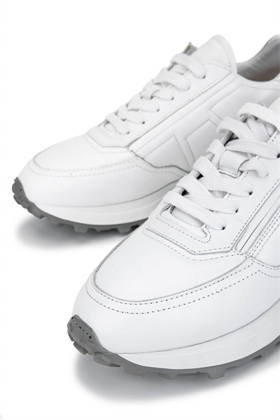 Tamer Tanca Erkek Hakiki Deri Beyaz Sneakers & Spor Ayakkabı