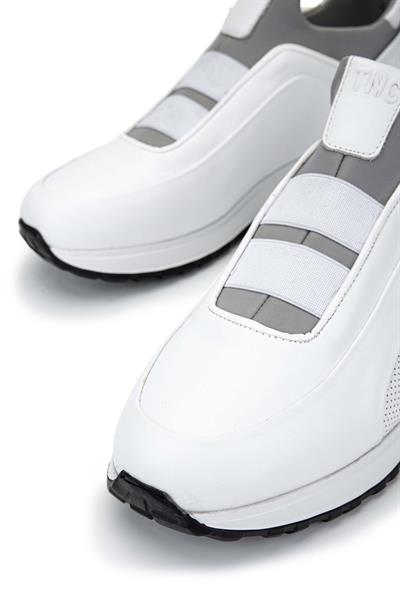 Tamer Tanca Erkek Hakiki Deri Beyaz Sneakers & Spor Ayakkabı