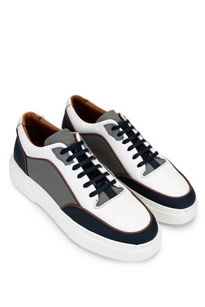Tamer Tanca Erkek Hakiki Deri Beyaz Sneakers & Spor Ayakkabı