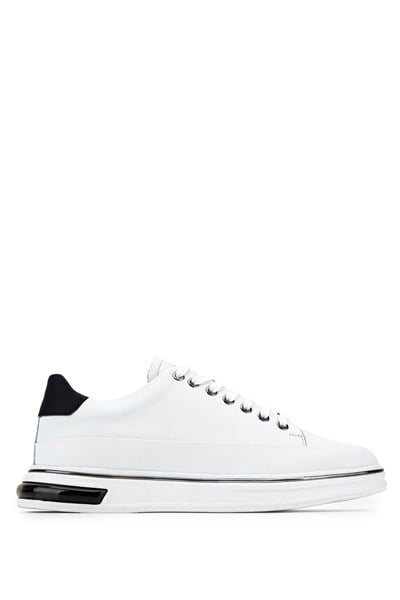 Tamer Tanca Erkek Hakiki Deri Beyaz Sneakers & Spor Ayakkabı