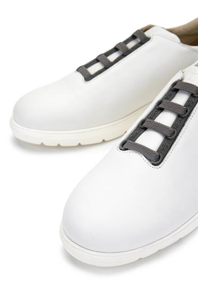 Tamer Tanca Erkek Hakiki Deri Beyaz Sneakers & Spor Ayakkabı