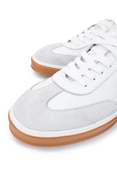 Tamer Tanca Erkek Hakiki Deri Beyaz Sneakers & Spor Ayakkabı