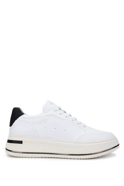 Tamer Tanca Erkek Hakiki Deri Beyaz Sneakers & Spor Ayakkabı