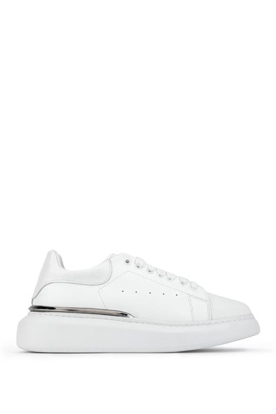 Tamer Tanca Erkek Hakiki Deri Beyaz Sneakers & Spor Ayakkabı