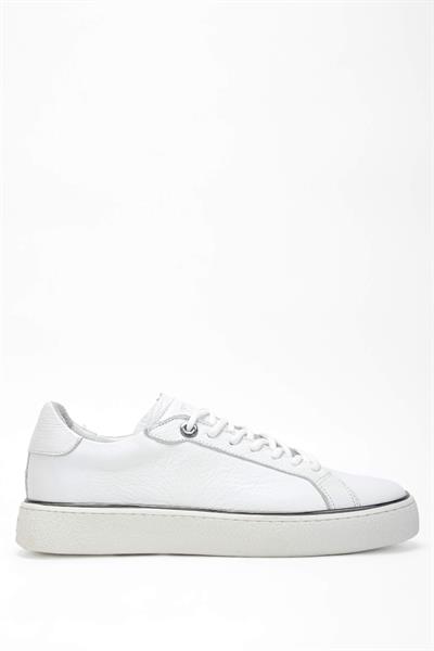 Tamer Tanca Erkek Hakiki Deri Beyaz Sneakers & Spor Ayakkabı