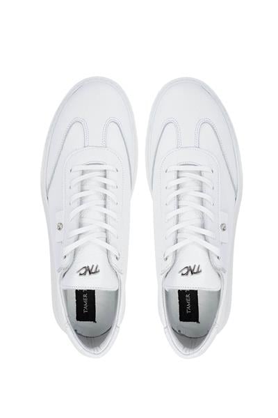 Tamer Tanca Erkek Hakiki Deri Beyaz Sneakers & Spor Ayakkabı