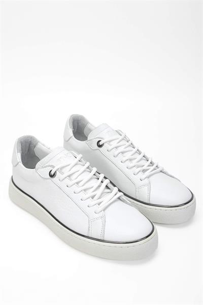 Tamer Tanca Erkek Hakiki Deri Beyaz Sneakers & Spor Ayakkabı