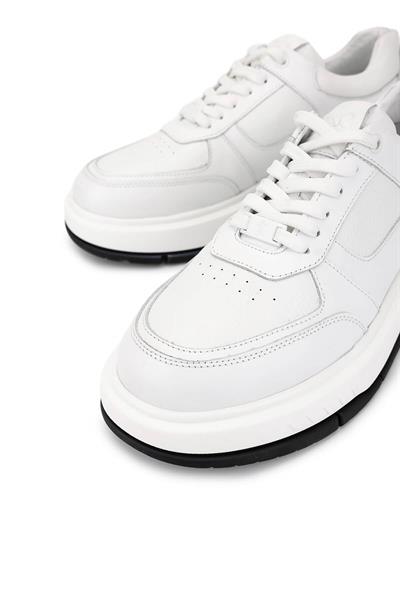 Tamer Tanca Erkek Hakiki Deri Beyaz Sneakers & Spor Ayakkabı