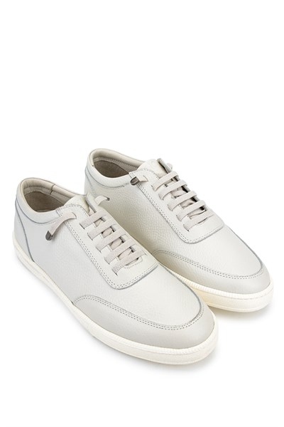 Tamer Tanca Erkek Hakiki Deri Beyaz Sneakers & Spor Ayakkabı