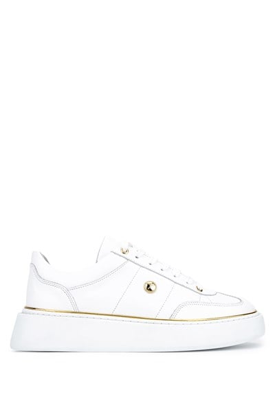 Tamer Tanca Erkek Hakiki Deri Beyaz Sneakers & Spor Ayakkabı