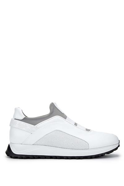 Tamer Tanca Erkek Hakiki Deri Beyaz Sneakers & Spor Ayakkabı