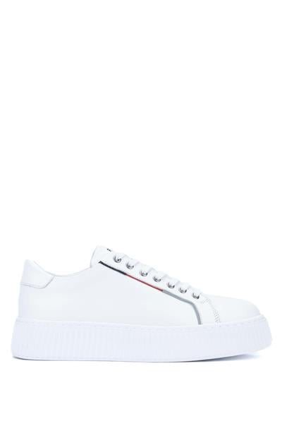 Tamer Tanca Erkek Hakiki Deri Beyaz Sneakers & Spor Ayakkabı