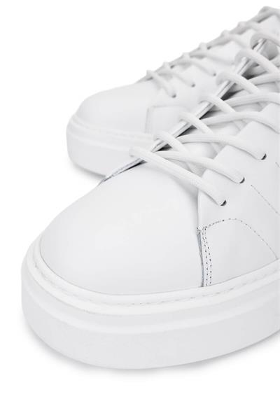 Tamer Tanca Erkek Hakiki Deri Beyaz Sneakers & Spor Ayakkabı