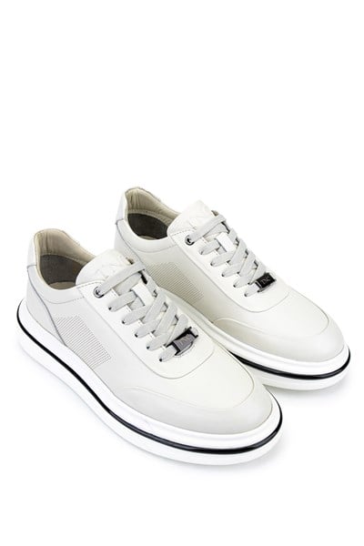 Tamer Tanca Erkek Hakiki Deri Beyaz Sneakers & Spor Ayakkabı