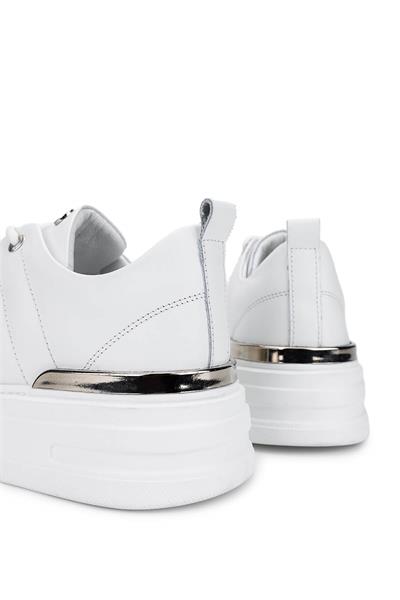 Tamer Tanca Erkek Hakiki Deri Beyaz Sneakers & Spor Ayakkabı