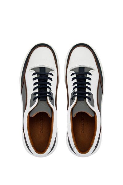 Tamer Tanca Erkek Hakiki Deri Beyaz Sneakers & Spor Ayakkabı