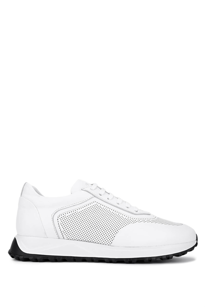Tamer Tanca Erkek Hakiki Deri Beyaz Sneakers & Spor Ayakkabı