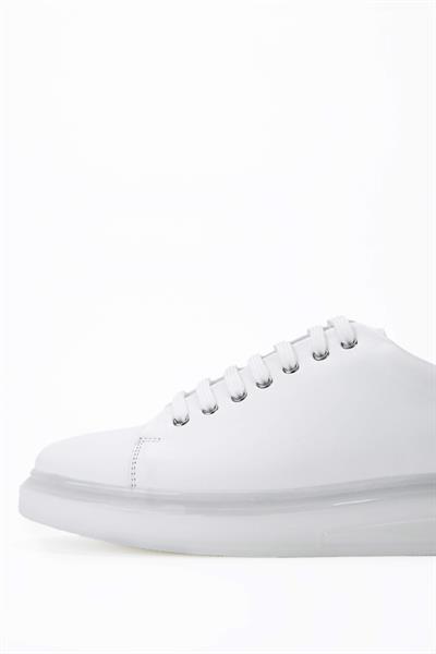 Tamer Tanca Erkek Hakiki Deri Beyaz Sneakers & Spor Ayakkabı