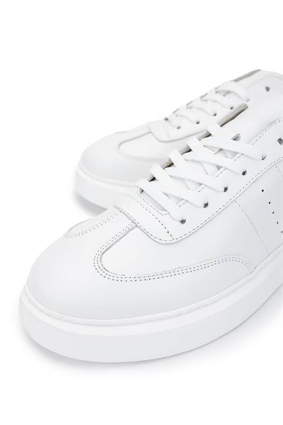 Tamer Tanca Erkek Hakiki Deri Beyaz Sneakers & Spor Ayakkabı