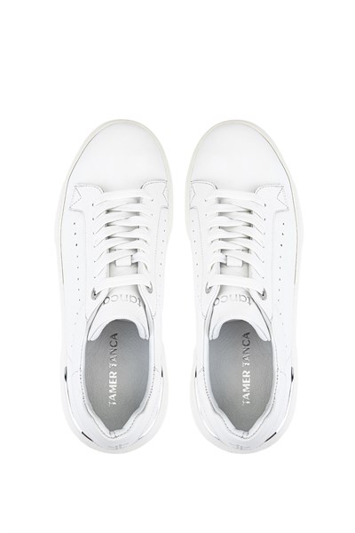 Tamer Tanca Erkek Hakiki Deri Beyaz Sneakers & Spor Ayakkabı