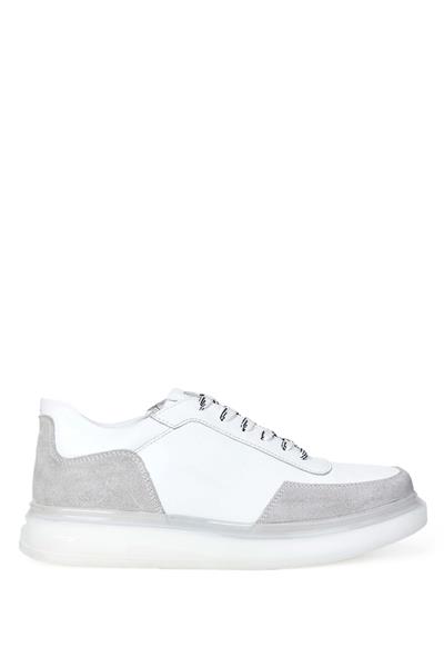 Tamer Tanca Erkek Hakiki Deri Beyaz Sneakers & Spor Ayakkabı