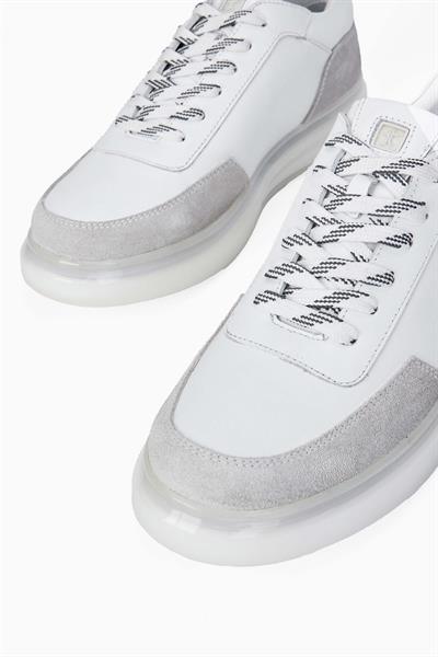 Tamer Tanca Erkek Hakiki Deri Beyaz Sneakers & Spor Ayakkabı