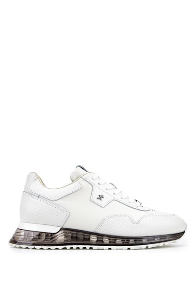 Tamer Tanca Erkek Hakiki Deri Beyaz Sneakers & Spor Ayakkabı