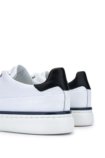 Tamer Tanca Erkek Hakiki Deri Beyaz Sneakers & Spor Ayakkabı
