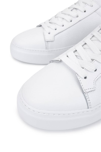 Tamer Tanca Erkek Hakiki Deri Beyaz Sneakers & Spor Ayakkabı