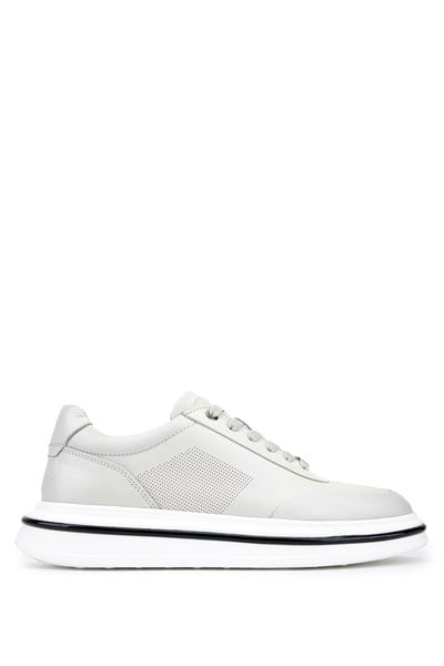 Tamer Tanca Erkek Hakiki Deri Beyaz Sneakers & Spor Ayakkabı